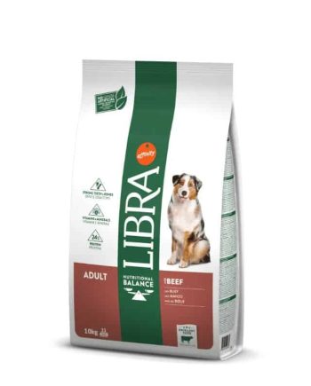 LIBRA DOG BEEF Sausas maistas šunims Su Jautiena 12 kg