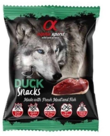 ALPHA SPIRIT SNACKS DOG Minkšti Skanėstai Šunims Su Antiena 50g