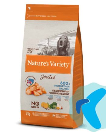 Nature's Variety Selected - Vidutinių/didelių veislių šunims su norvegiška lašiša