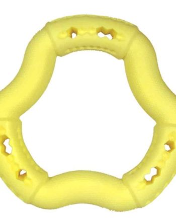 VDG TPR Vanilla Ring Geltonas Žaislas Šuniui 12cm