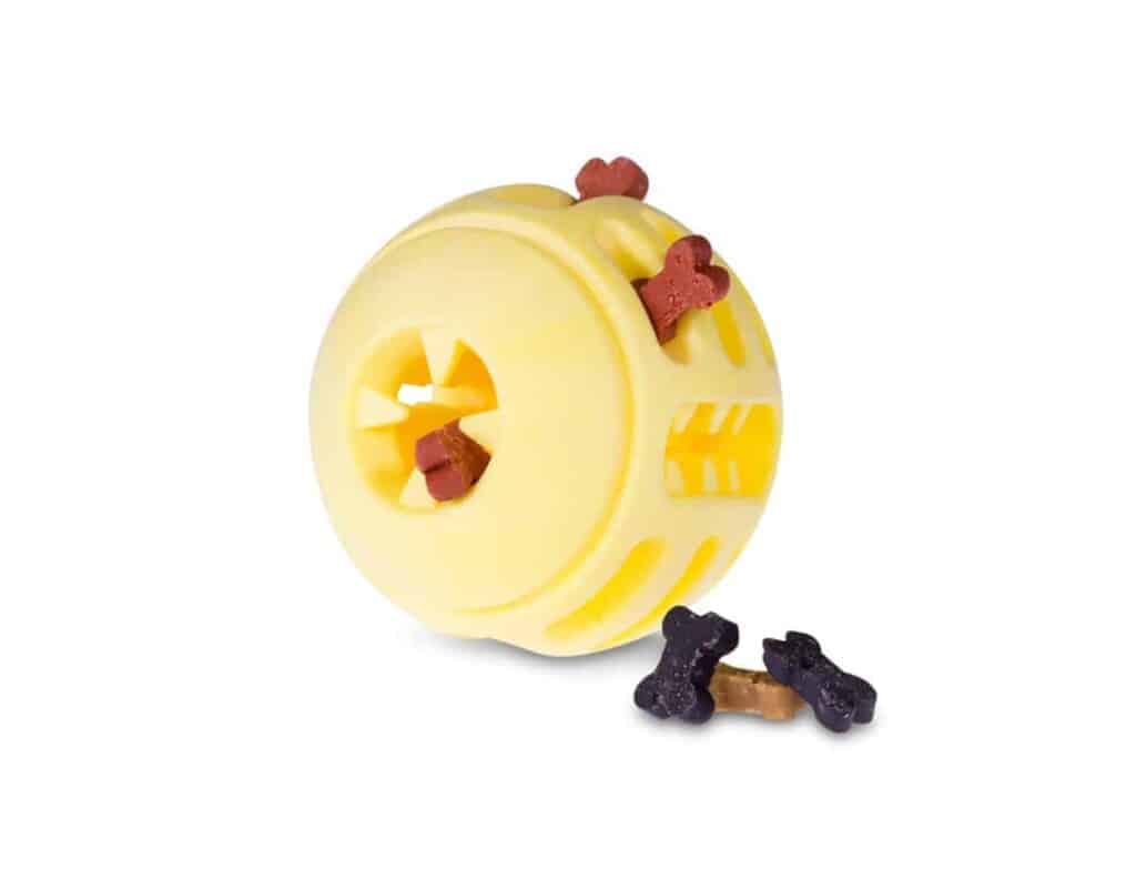 VDG TPR Vanilla Yellow Ball Kamuoliukas Šuniui 8cm