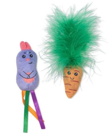VDG Bunny And Carrot Žaisl. Katėms Su Katžole 2vnt.