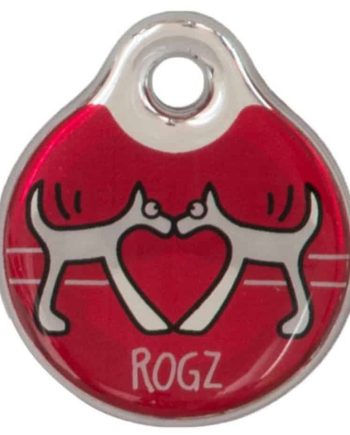 ROGZ Raudonas Identifikavimo Pakabukas 34mm