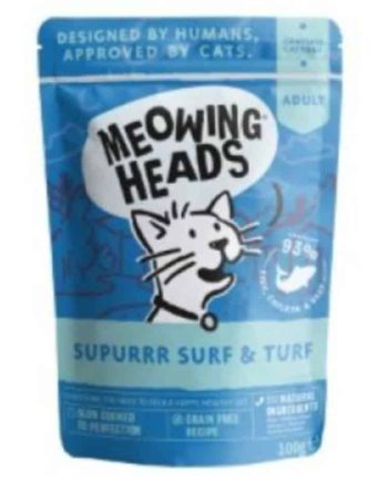 MEOWING HEADS Konservai Katėms Su Tunu 10x100g