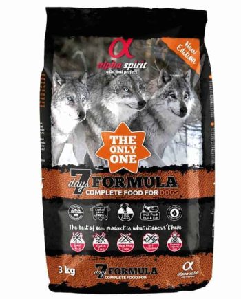 ALPHA SPIRIT 7 DAYS Visavertis Sausas Pašaras Šunims 3kg