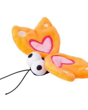 ROGZ Catnip Plush Butterfly Oranžinis Drugelis 11cm