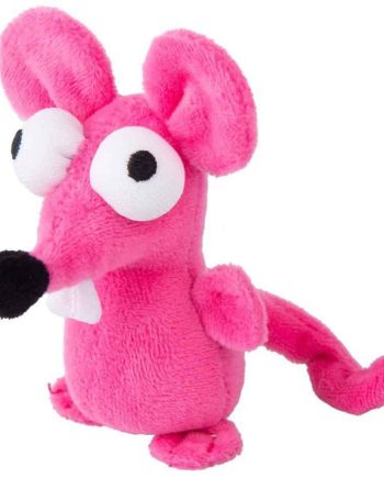 ROGZ Catnip Plush Mouse Rožinė Pelė 14cm