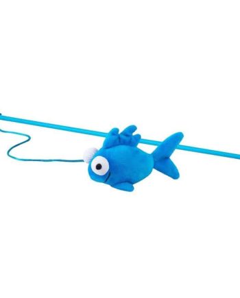 ROGZ Catnip Mėlyna Lazdelė Su Žuvyte 80cm