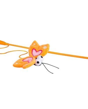 ROGZ Catnip Oranžinė Lazdelė Su Drugeliu 80cm