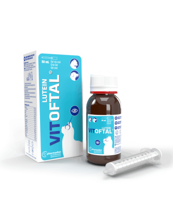 Vitoftal Lutein Gel papildas esant lęšiuko pakitimams