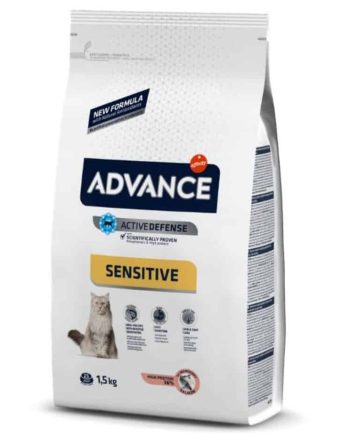 ADVANCE "Adult Sensitive" sausas maistas turinčioms jautrų skrandį