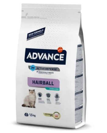 ADVANCE "Hairball Sterilized" sterelizuotoms katėms nuo plaukų gumuliukų