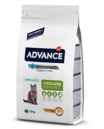 ADVANCE "Junior Sterilized" jaunoms sterilizuotoms katėms