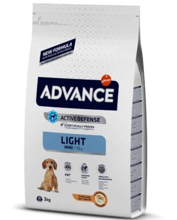 ADVANCE "Light Mini" maistas šunims linkusiems į nutukimą