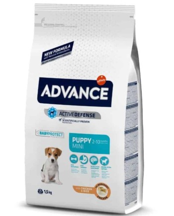 ADVANCE "Mini Puppy" šunų maistas mažų veislių šuniukams