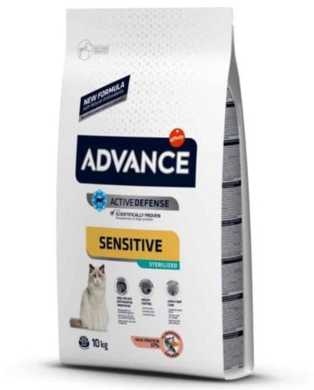 ADVANCE "Sensitive Sterilized" sterilizuotoms ir turinčioms jautrų skrandį