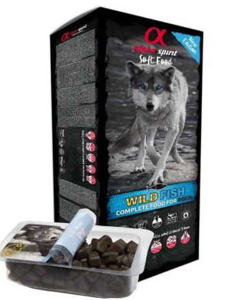 ALPHA SPIRIT WILD FISH Drėgnas Žuvies Pašaras Šunims 9kg