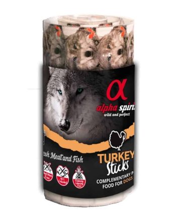 Alpha Spirit Turkey Kalakutienos Lazdelės Šunims 16vnt