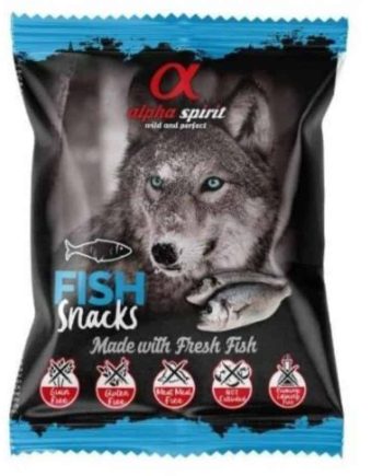 ALPHA SPIRIT Minkšti Skanėstai Šunims Su Žuvimi 50g.