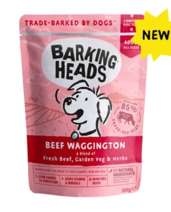 BARKING HEADS Beef Wagginkton Konservai Su Jautiena 10x300g