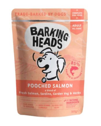 BARKING HEADS Pooched Salmon Konservai Šunims Su Lašiša 10x300g