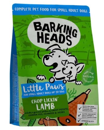 BARKING HEADS Chop Lickin Lamb Sausas maistas mažų veislių šunims