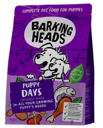 BARKING HEADS Puppy Days šuniukams Su Kalakutiena