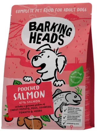 BARKING HEADS POOCHED SALMON Sausas maistas šunims