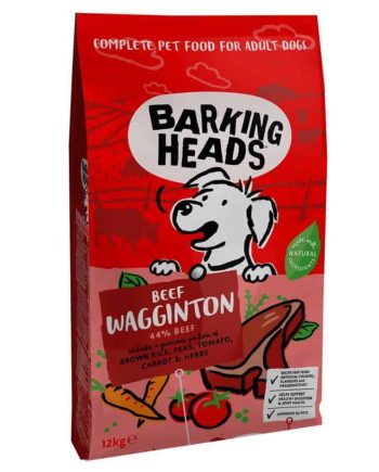 BARKING HEADS Beef Waggington sausas maistas su jautiena šunims 12kg