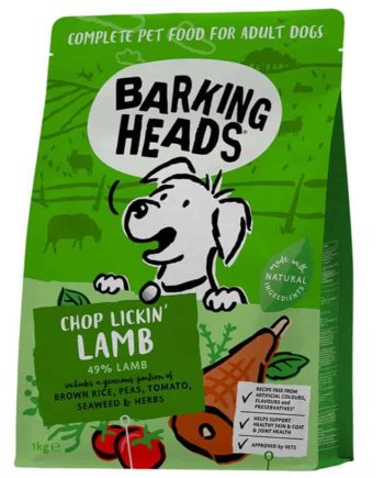 BARKING HEADS Chop Lickin Lamb Sausas maistas šunims