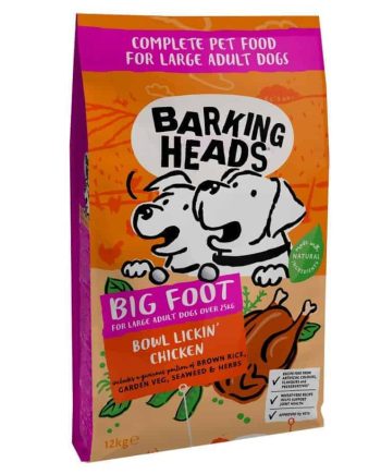 BARKING HEADS Bowl Lickin Chicken Sausas maistas šunims