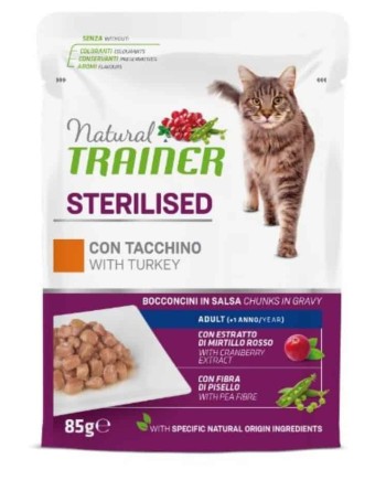 NT Cat Sterilised Turkey Konservai Katėms Su Kalakakutiena