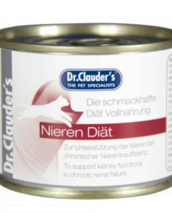 Dr.Clauder's "Kidney Diet" drėgnas maistas inkstų problemų turinčioms katėms 200g