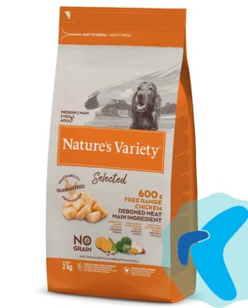 Nature's Variety Selected - Vidutinių ir didelių veislių šunų maistas su laisvai laikomų vištų mėsa