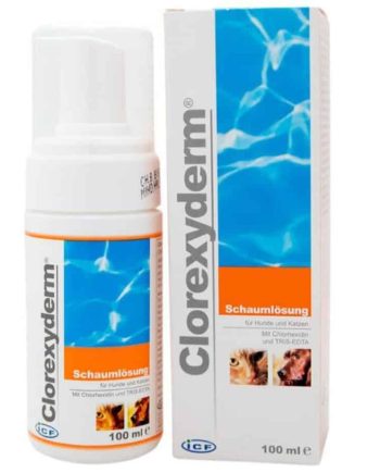 Clorexyderm antibakterinės putos šunims ir katėms