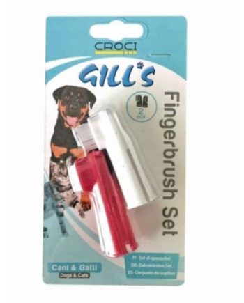 CROCI Dantų Šepetėlis Ant Piršto Šunims 2vnt