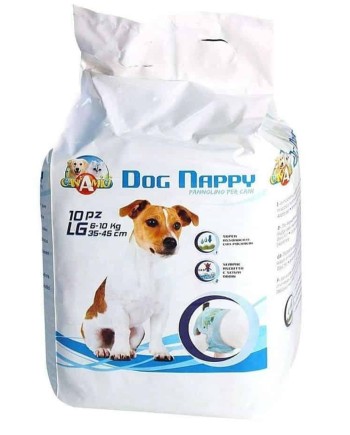 CROCI "DOG NAPPY" Vienkartiniai vystyklai Didelių/Labai  didelių veislių šunims