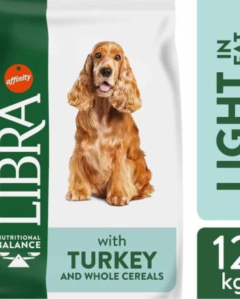 LIBRA DOG LIGHT Sausas maistas šunims Su Kalakutiena 12kg