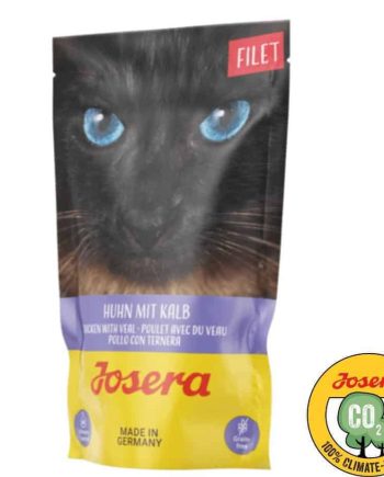 Konservai katėms Josera - Vištiena su veršiena - 16x70g