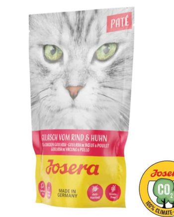Konservai katėms Josera Jautienos ir vištienos guliašas - 16x85g
