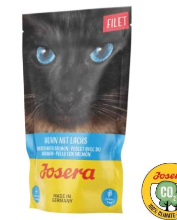 Konservai katėms Josera - Vištiena su lašiša - 16x70g