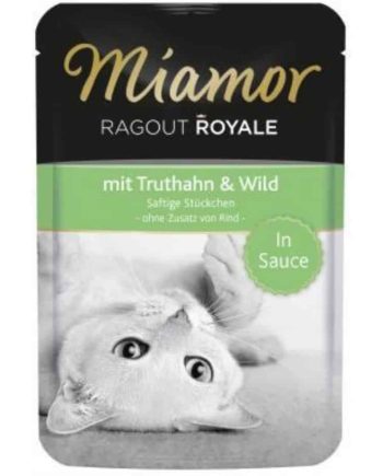Finnern Miamor Ragout Royale konservai katėms 100 g (Kalakutiena, žvėriena)