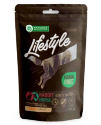 Nature's Protection Lifestyle triušio ausys su arkliena 75 g