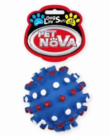 PETNOVA Žaislas Cypiantis Spygliuotas Kamuolys 8.5cm