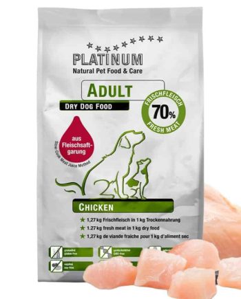 Platinum Adult Chicken sausas maistas šunims su vištiena