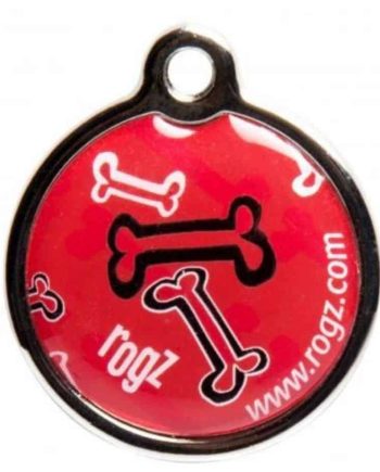 ROGZ Pakabukas Šuniui Red Bone Metalinis