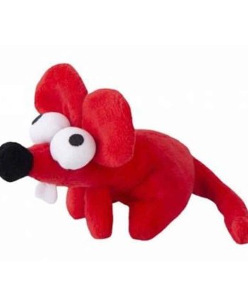 ROGZ Catnip Plush Mouse Raudona Pelė 18cm
