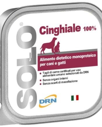 Solo konservai šunims ir katėms "Cinghiale" su šerniena