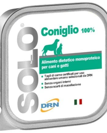 Solo konservai šunims ir katėms "Coniglio" su triušiena