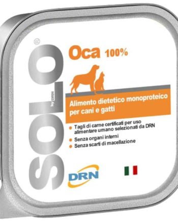Solo konservai šunims ir katėms "Oca" su žąsiena
